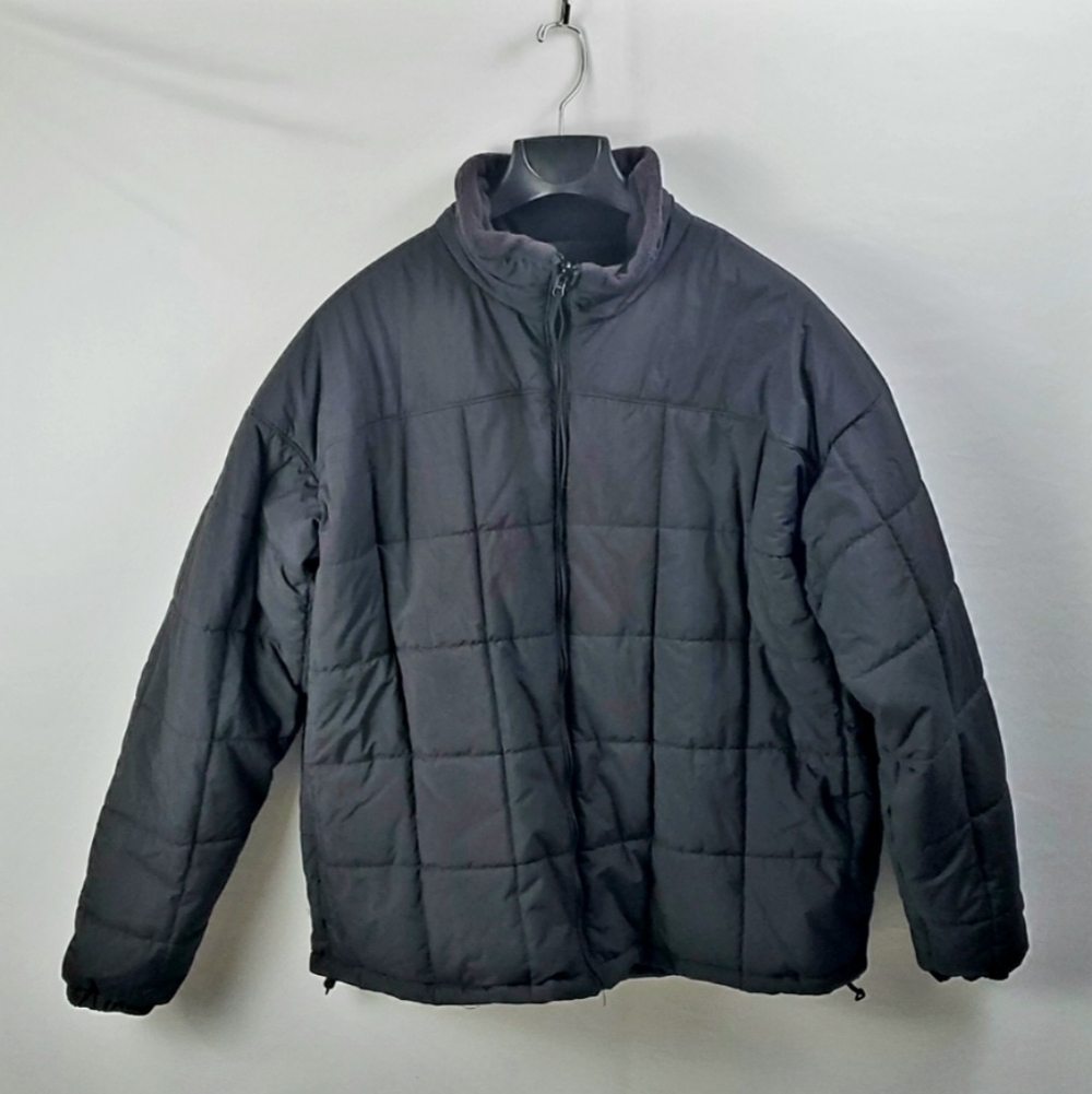 Columbia Men's Interchange Black Quilted Full Zip Jacket Sz 2XL Coldgear Outdoor